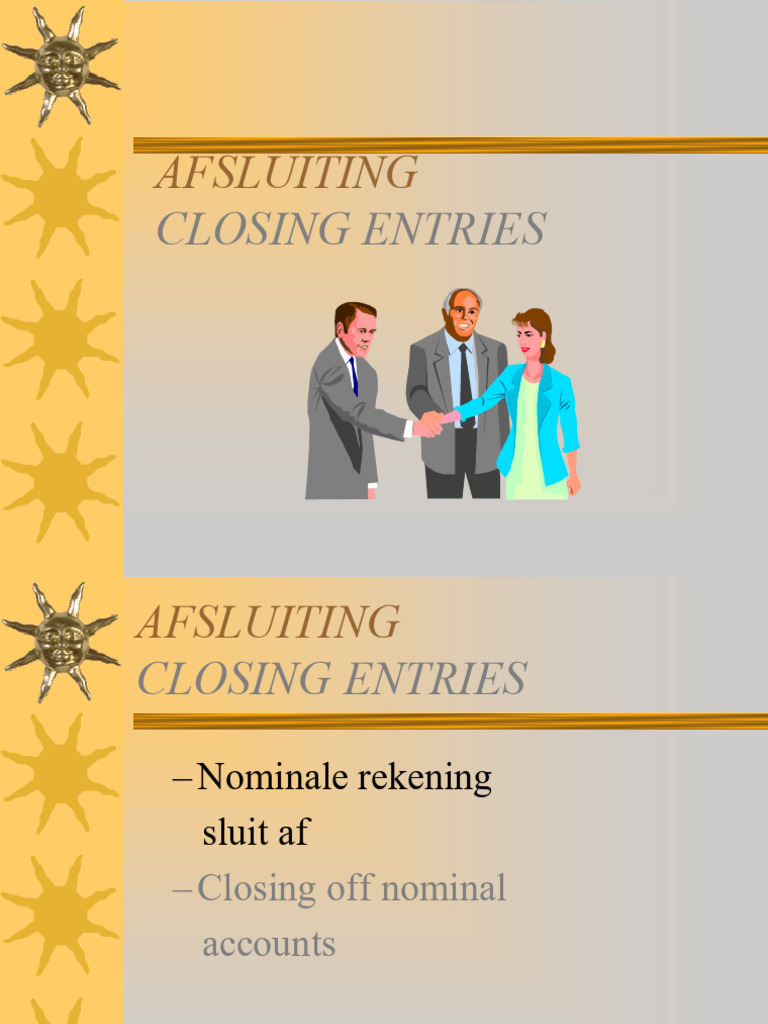 Closing Entries of Accounting Ontroduction | PDF