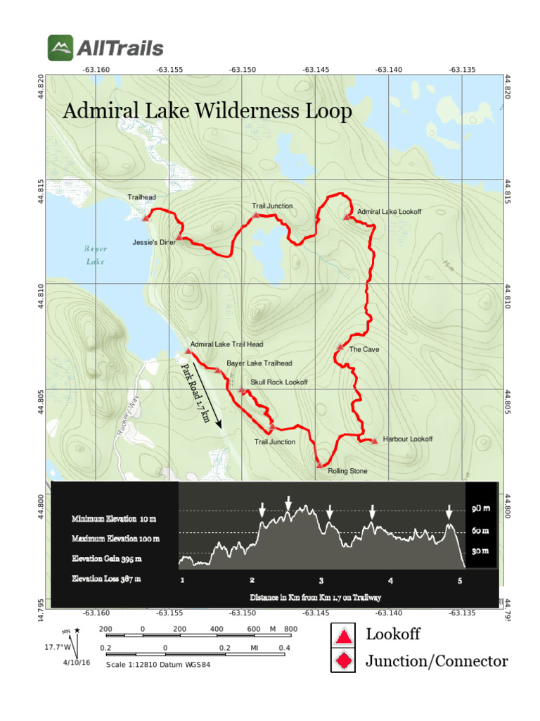 Admiral Lake Wilderness Loop | PDF