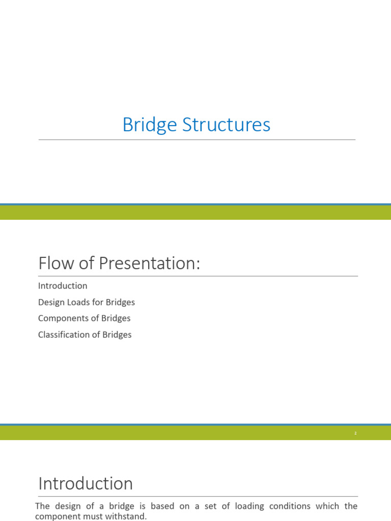 Design Loads, Components and Classification of Bridges | PDF | Bridge ...