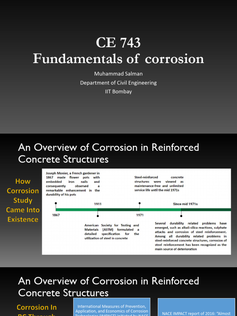 2 Fundmentals of Corrosion | PDF | Corrosion | Rust