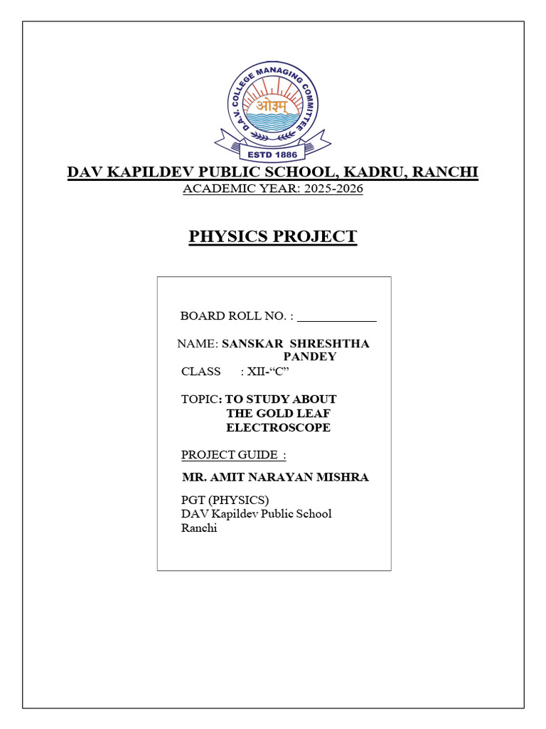 Physics Practical | PDF