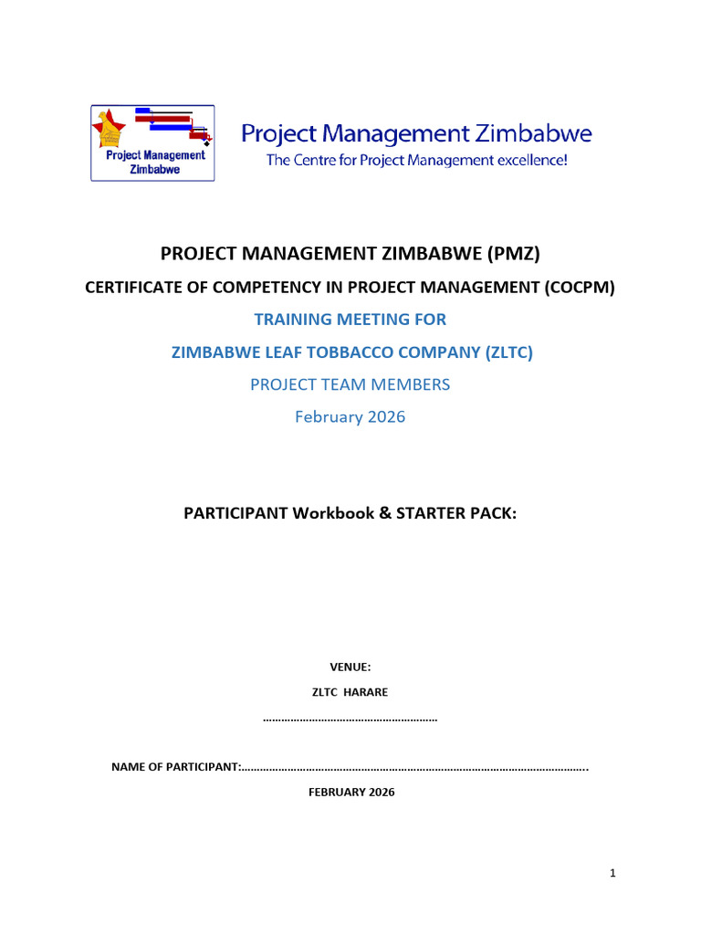 Project Management Training Handout For Beginners | PDF | Project ...