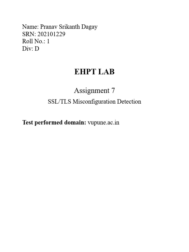 202101229 Pranav Dagay EHPT LAB 7 | PDF