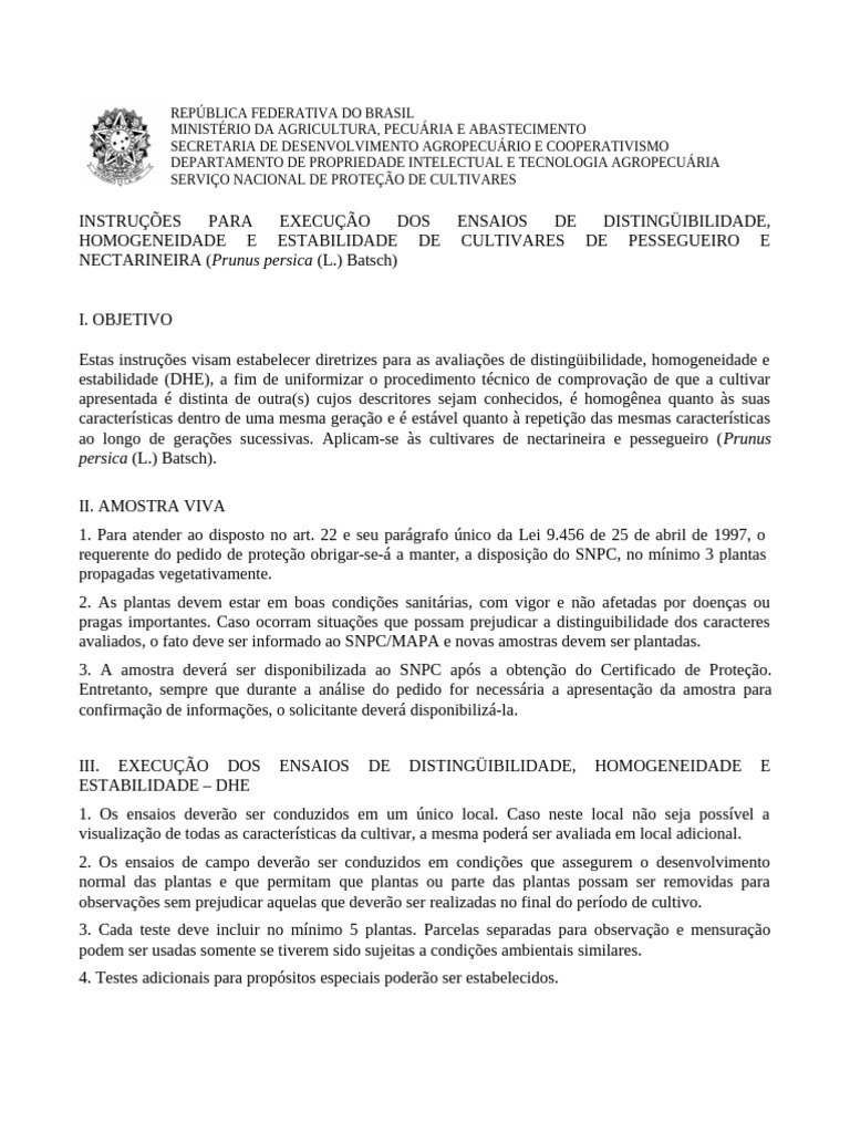 Pessegueiro Nectarienira 01abr08p Atualiz Jul08p | PDF | Plantas | Árvores
