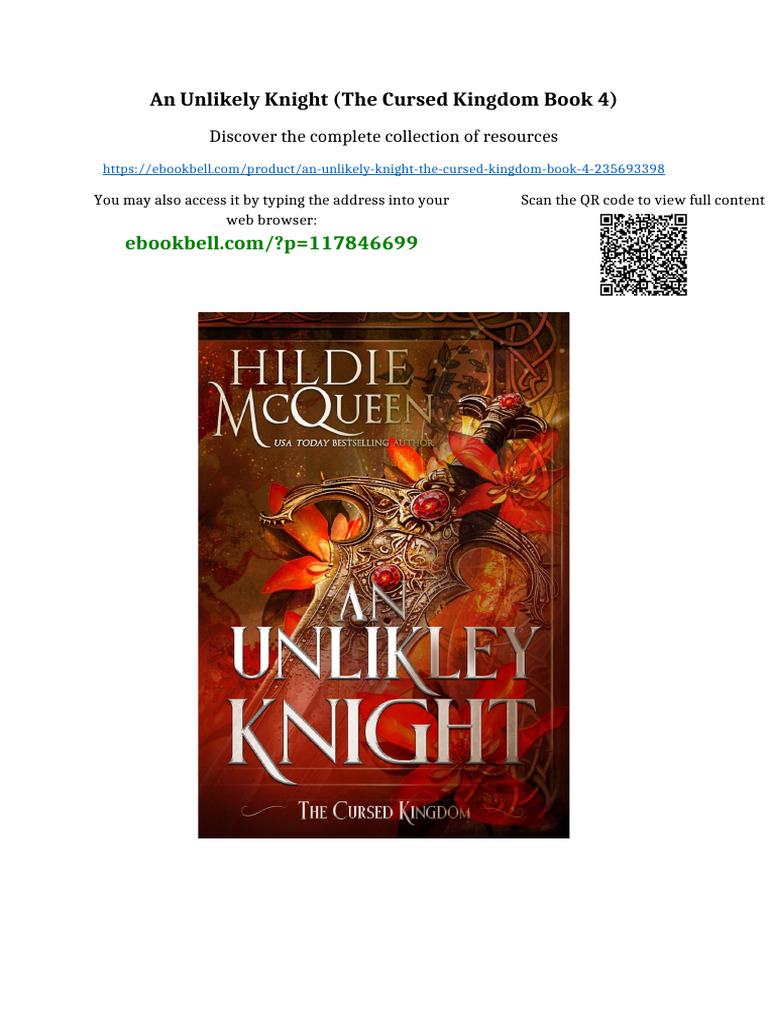 An Unlikely Knight (The Cursed Kingdom Book 4) Digital Version 2025 ...