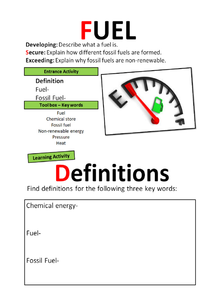 2026-01-21 - TES Lesson-5-Fuel | PDF