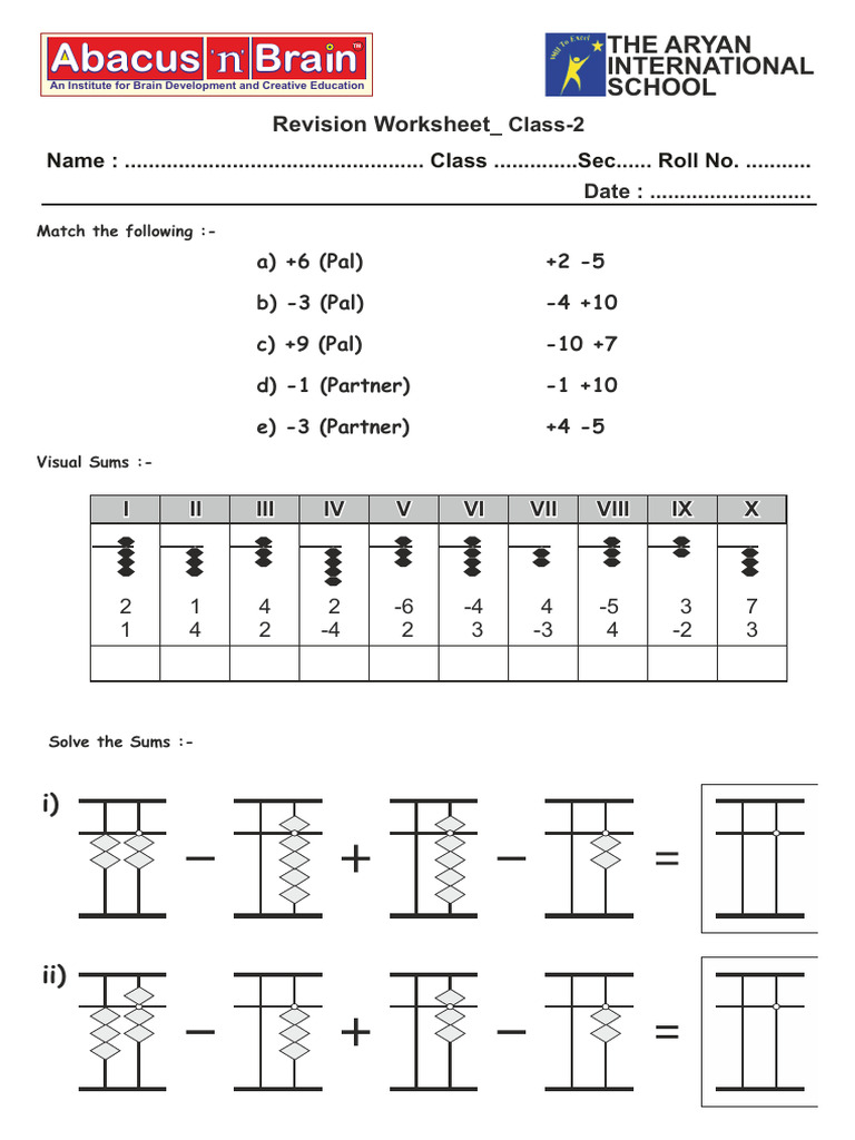 Revision of Final Class 2 | PDF