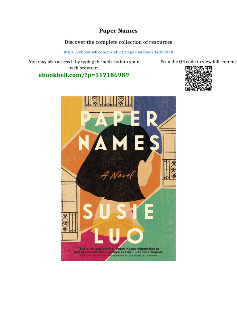Paper Names PDF Version | PDF | Property
