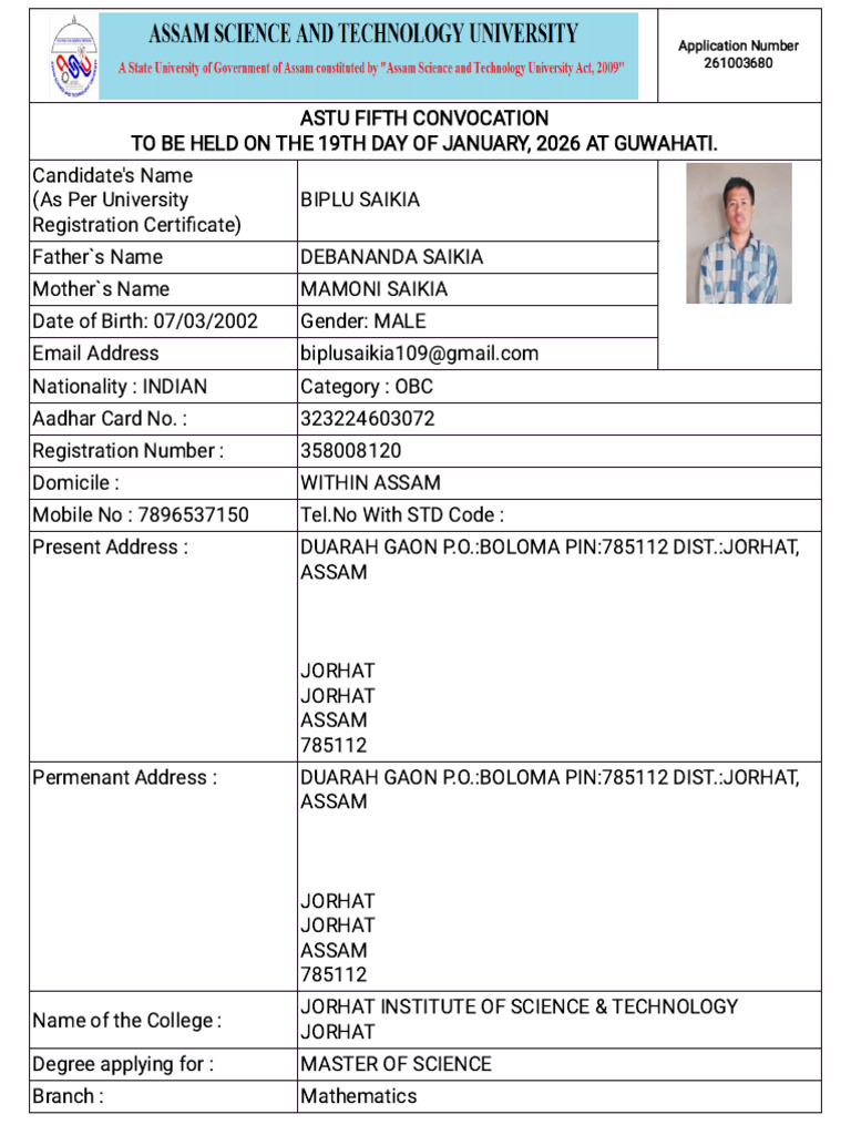 Astu Convocation | PDF