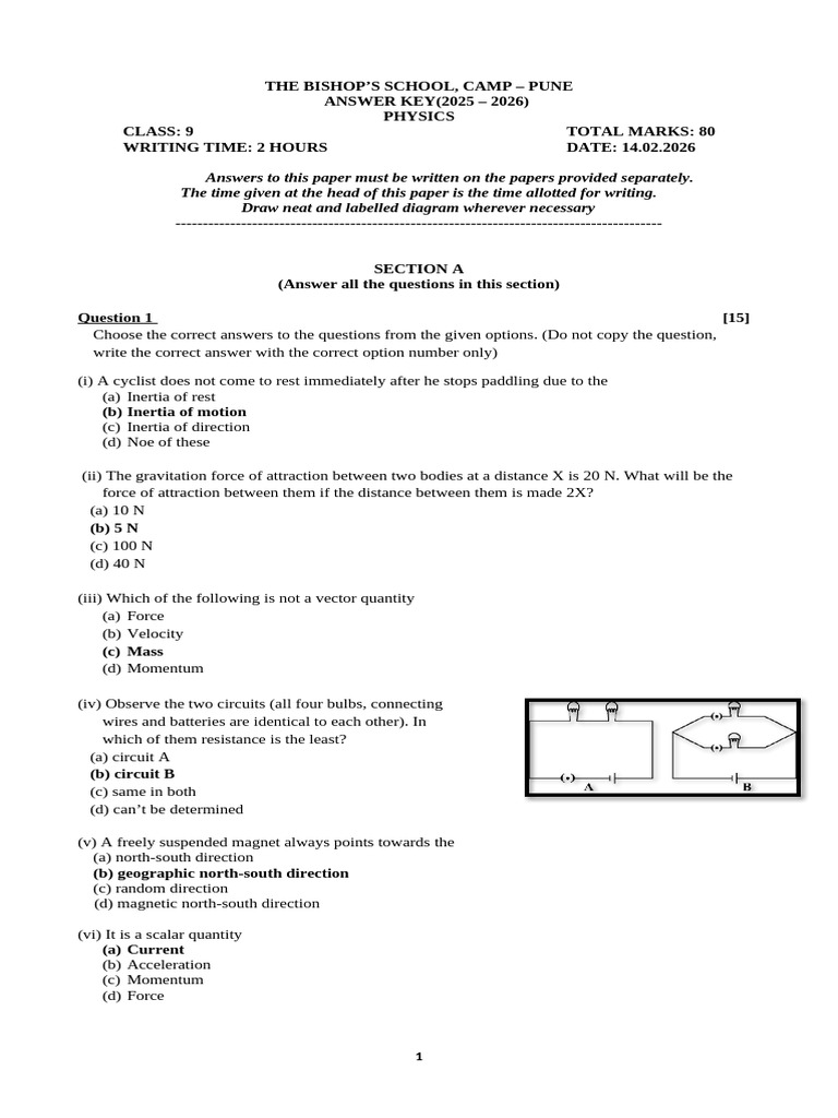 11022026043853class9 Physics Master Worksheet | PDF | Force ...