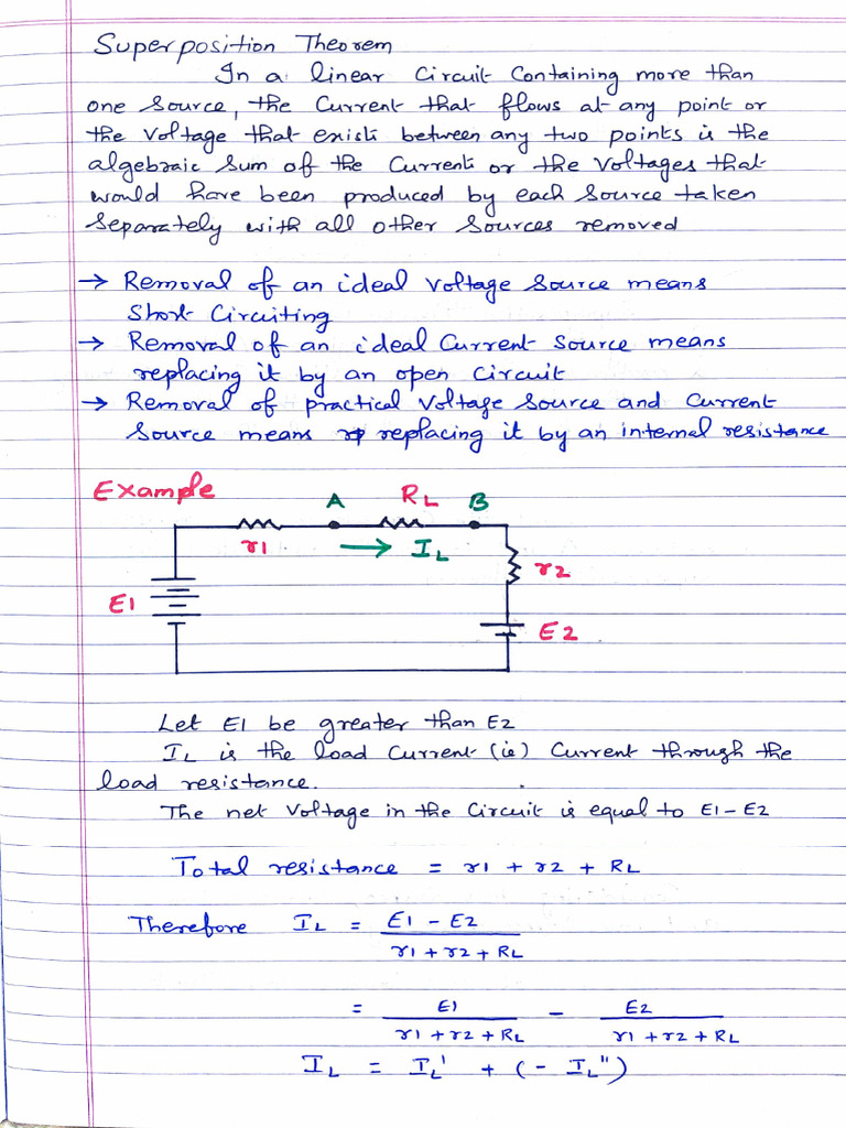 04 - Unit 03 - Superposition Theorem | PDF | Oscillation | Mathematics