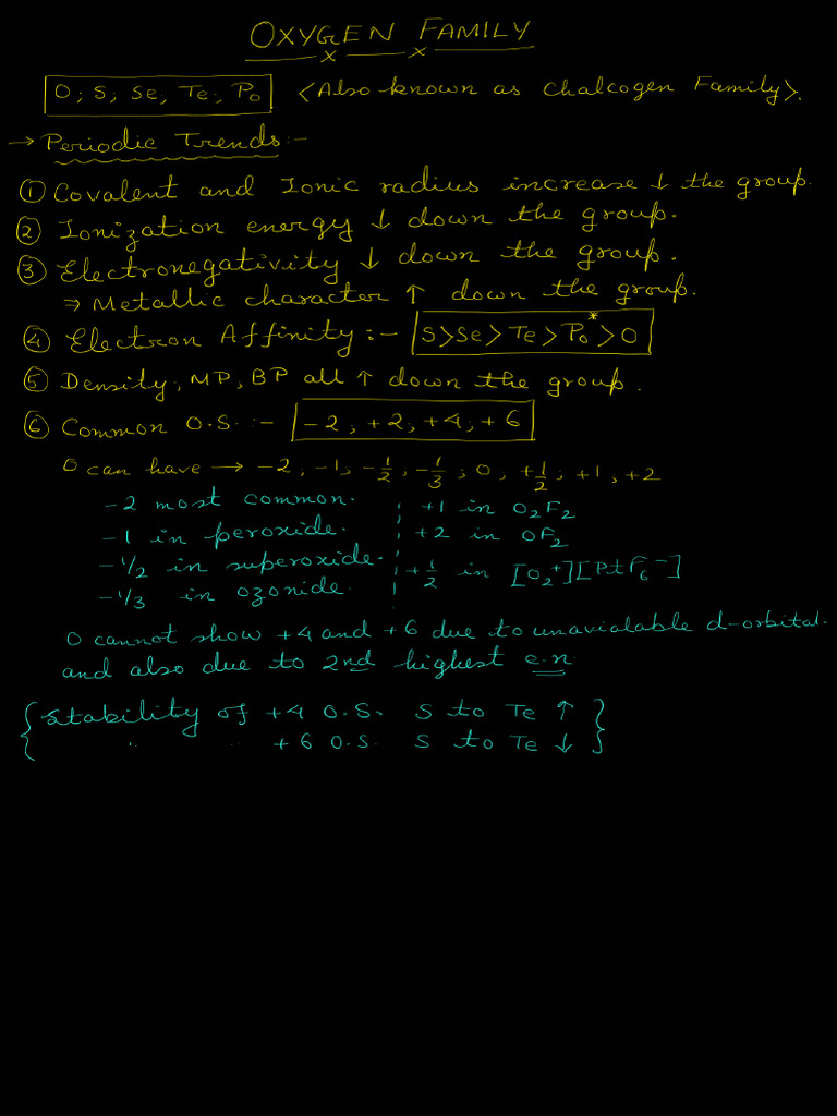 4 Oxygen Family - 251112 - 001145 | PDF