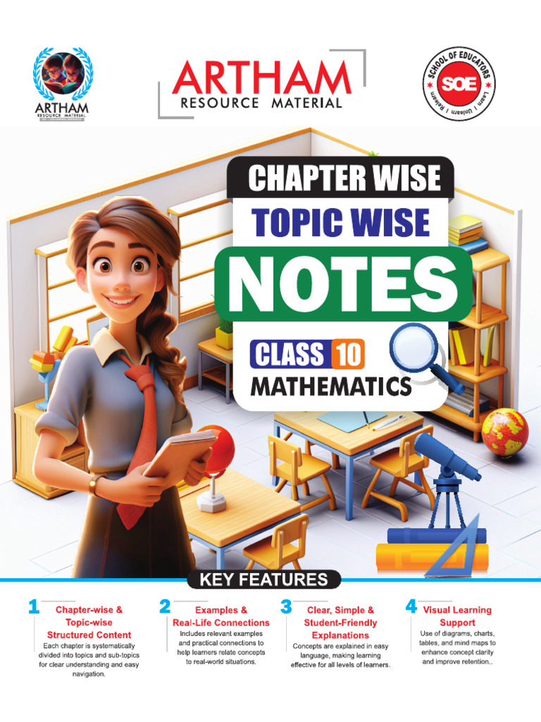 Class 10 Mathematics Chapterwise Topicwise Notes Chapter 6 Triangles ...