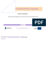Specialized Programming Languages: Marcin Kamiński