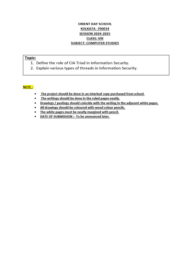 8 Project Computer 2024-25 | PDF