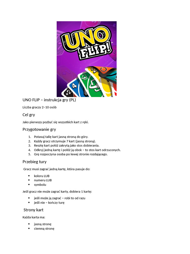 Uno Flip | PDF