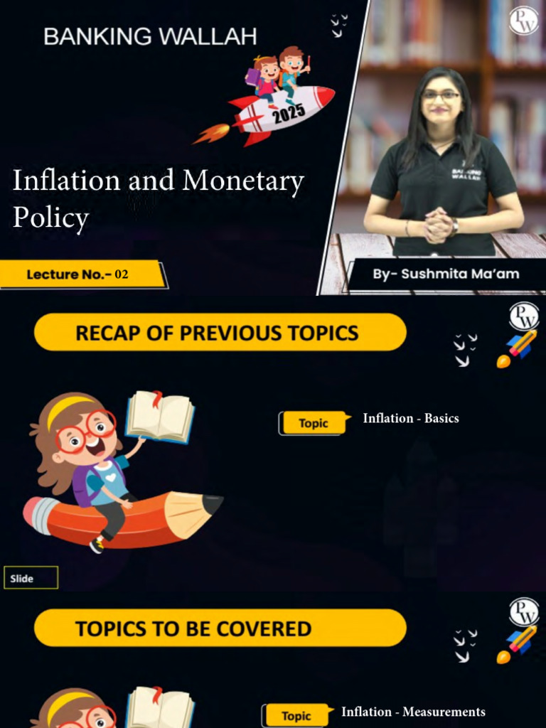 Inflation and Monetary Policy 02 _ Class Notes | PDF