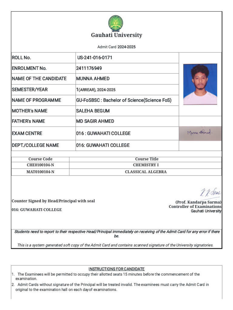 new admit | PDF