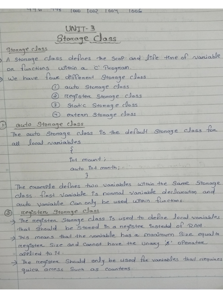 Core-1 (Unit-3) | PDF