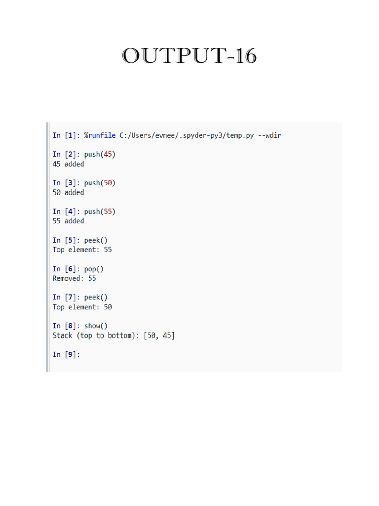 Output | PDF