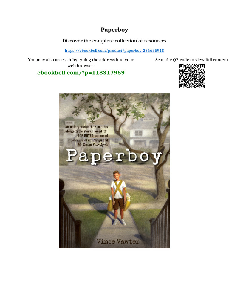 Paperboy Available Any Format | PDF | Intellectual Property | Property