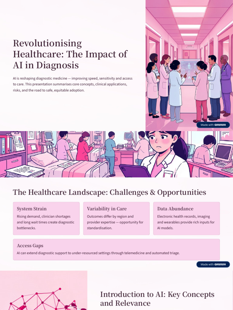Revolutionising Healthcare The Impact of AI in Diagnosis | PDF ...