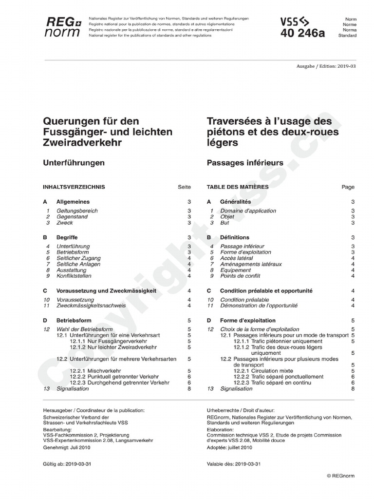 VSS 40 246a | PDF