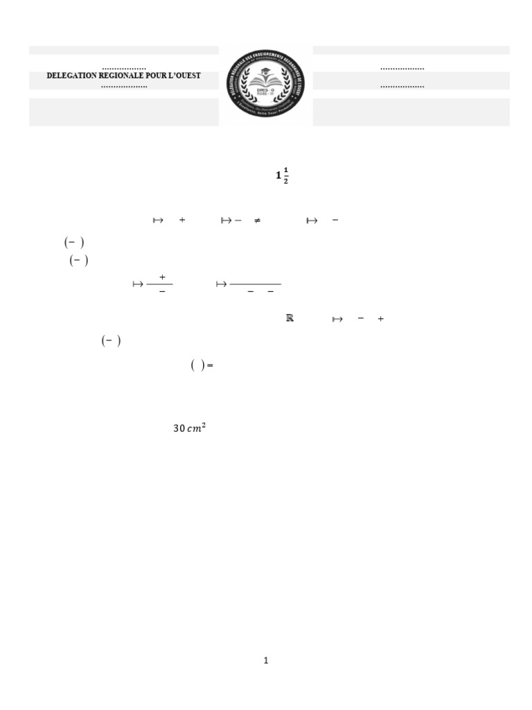 Form3-4th Sequence Revision Exercise | PDF | Volume | Area