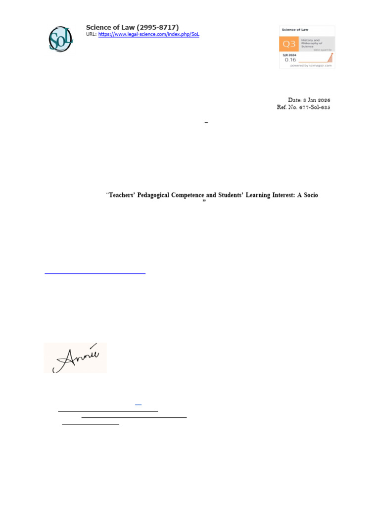 677 Sol 685 Acceptance Letter | PDF