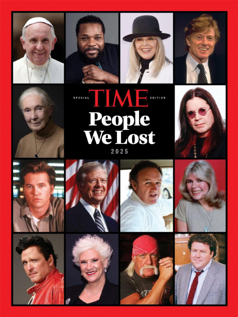 TIME Special Edition - People We Lost 2025 | PDF
