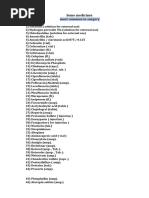 Comprehensive Injection Name List | PDF
