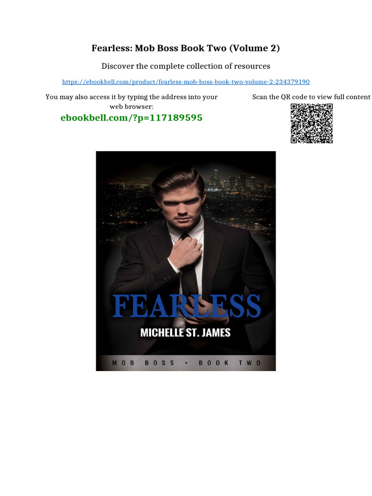Fearless: Mob Boss Book Two (Volume 2) sample | PDF | Intellectual ...