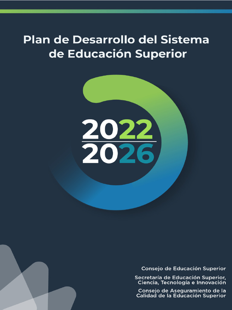 Plan de Desarrollo Ses 2022-2026 | PDF | Institución | Enseñando