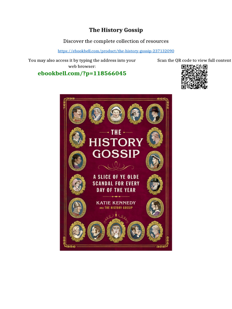 The History Gossip Sample | PDF | Discrimination