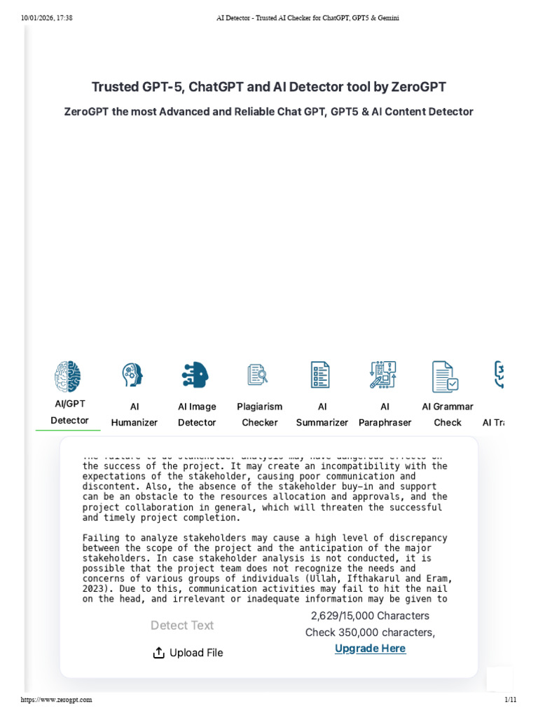 AI Detector - Trusted AI Checker For ChatGPT, GPT5 & Gemini | PDF ...