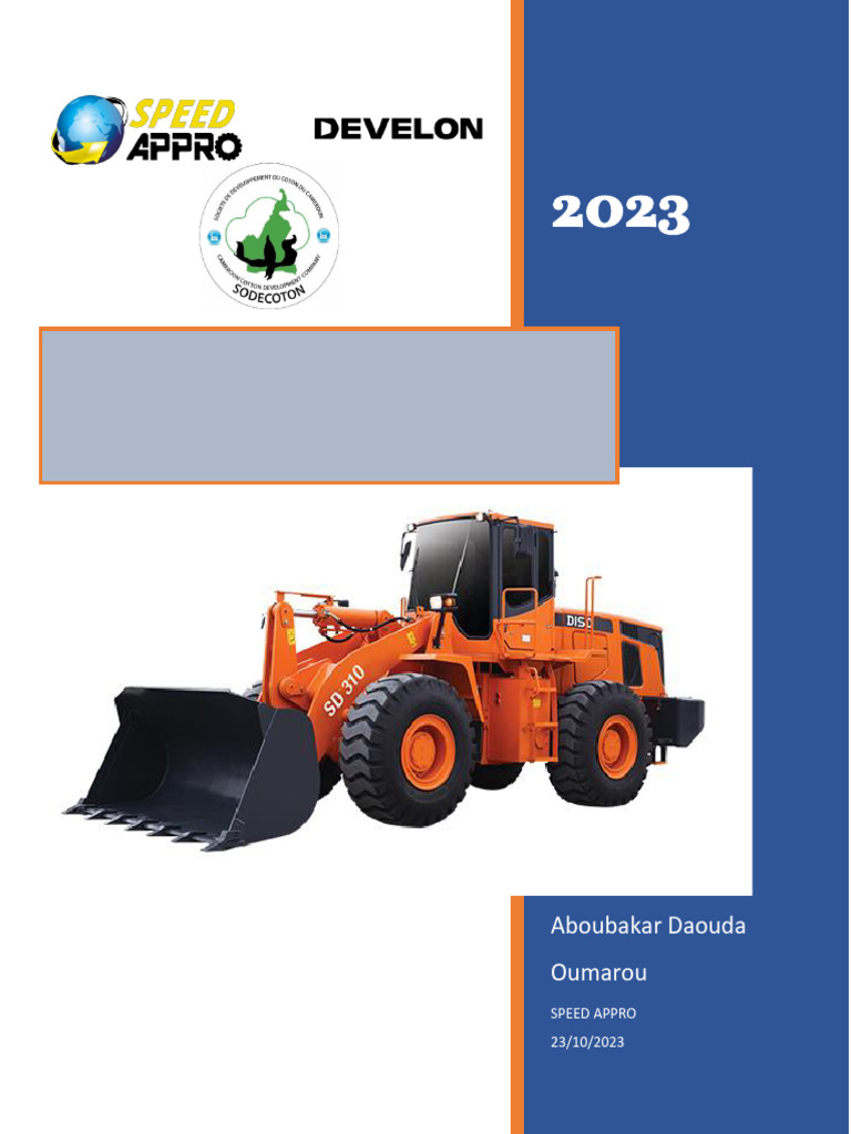 Rapport Formation Sur Le Doosan SD310 | PDF | Frein | Moteurs