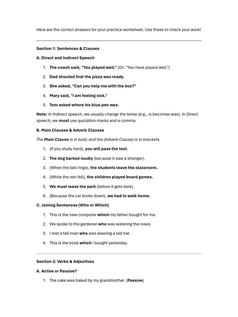 Answers | PDF