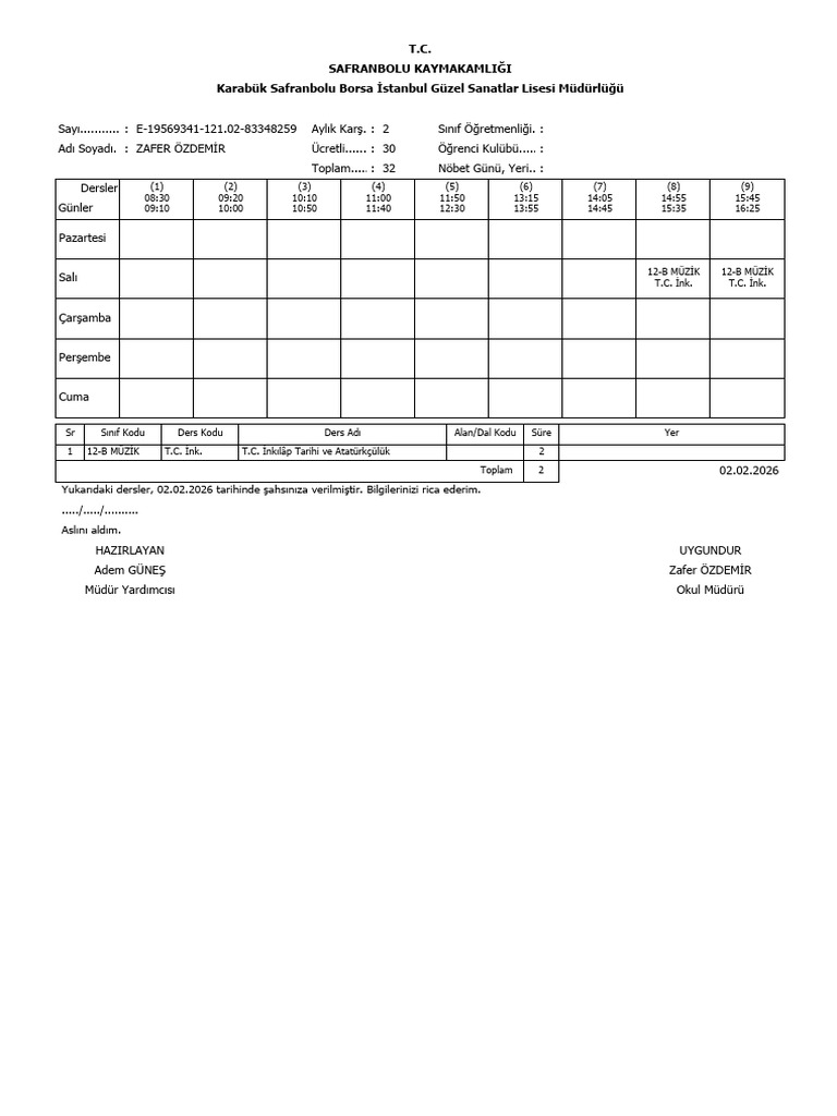 697b71ccd11fe670757433 02.02.2026 ÖĞRETMEN EL PROGRAMLARI 1 | PDF