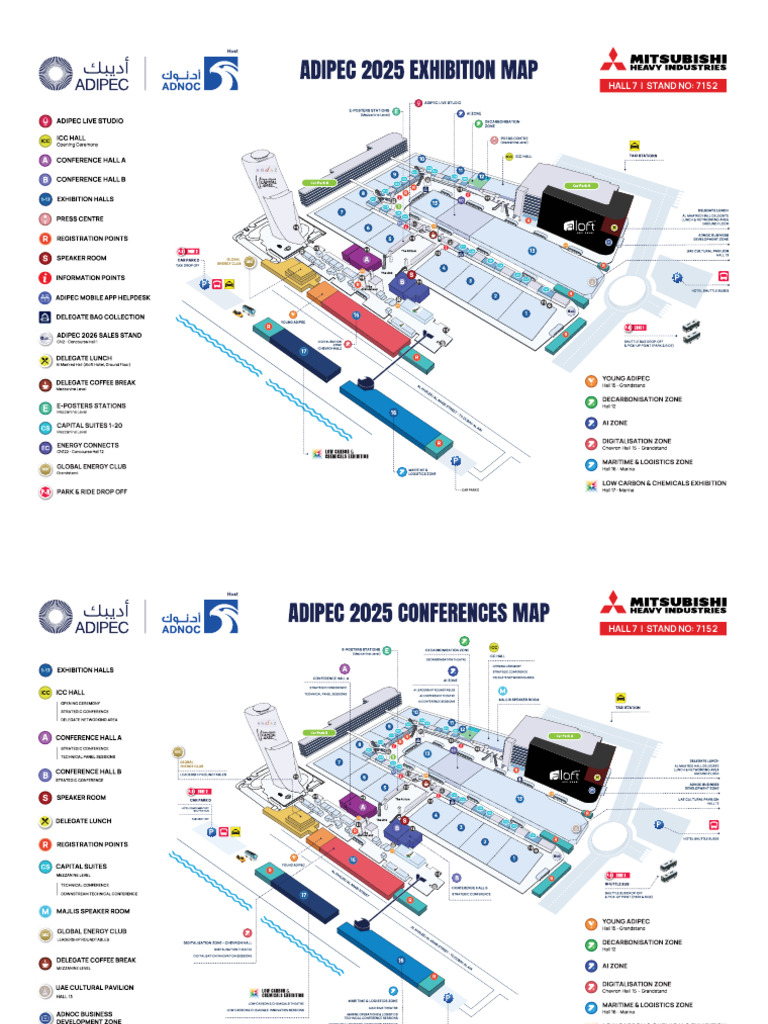 Adipec Venue Map | PDF