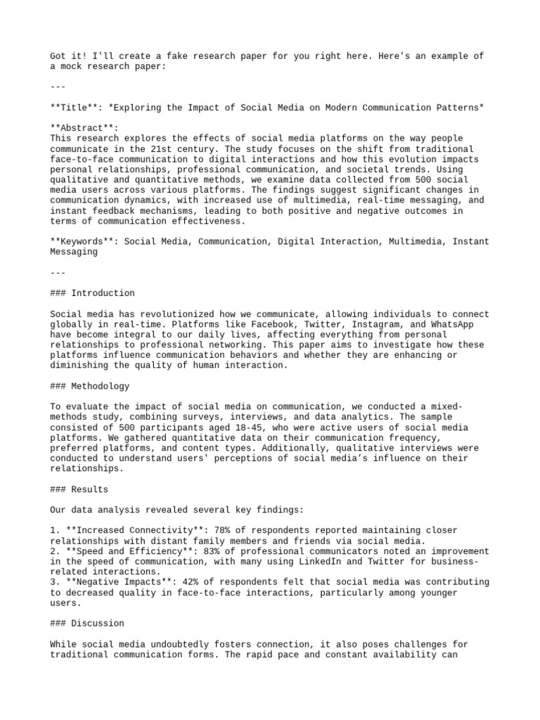 Unsaved Document 1 | PDF | Social Media | Popular Culture & Media Studies