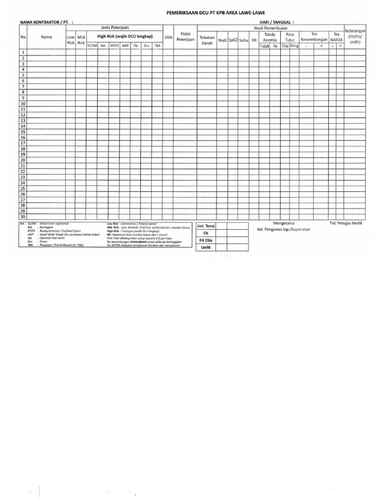 FORM DCU | PDF