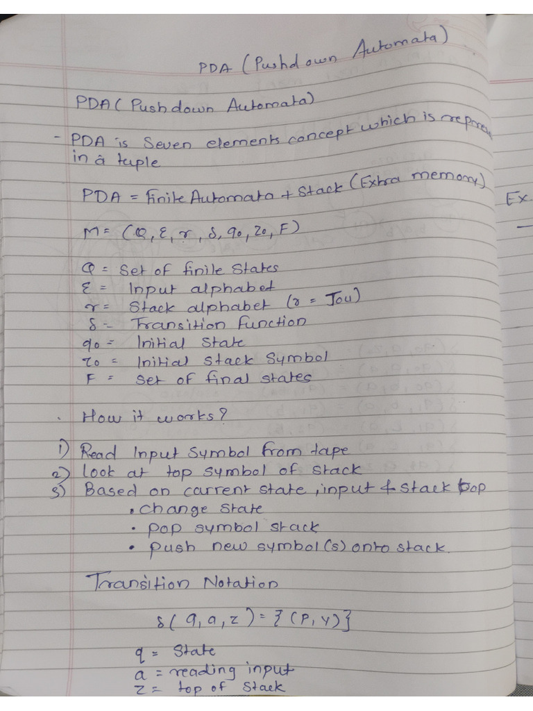 TOC Unit 4 | PDF