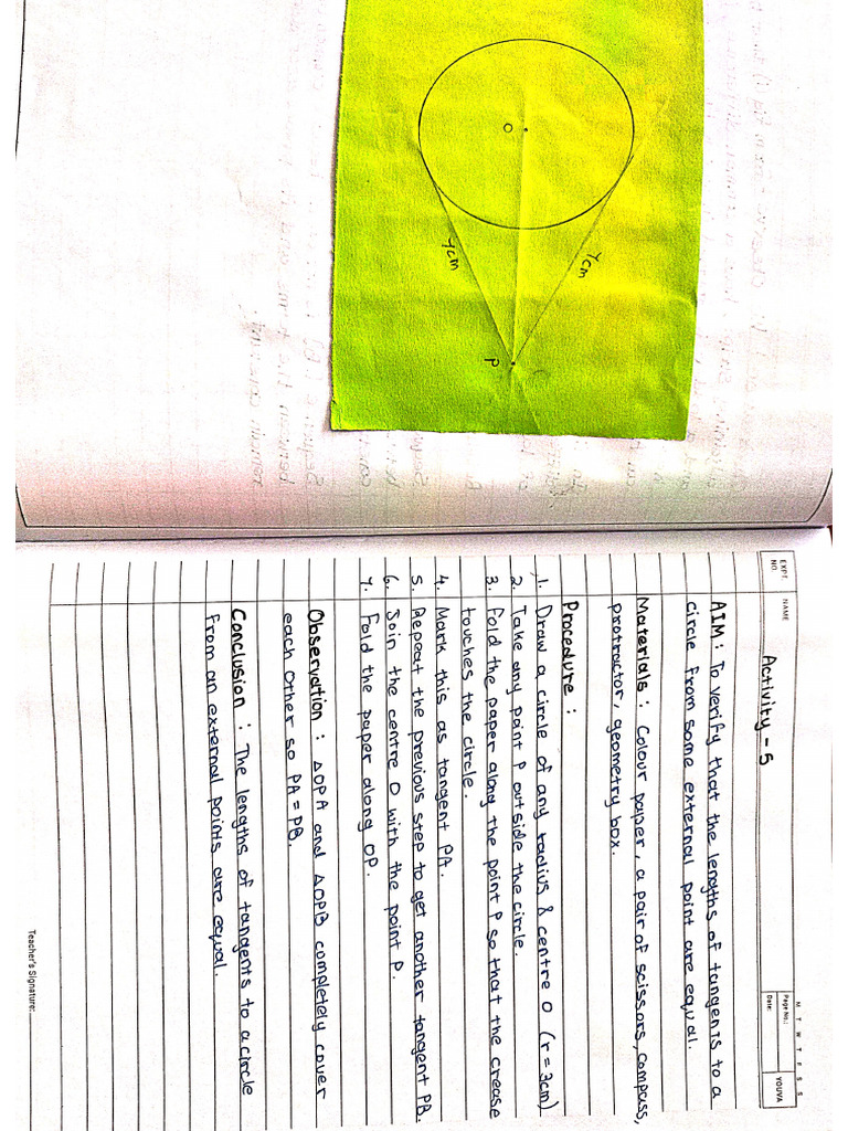 Activity 5 Circles | PDF