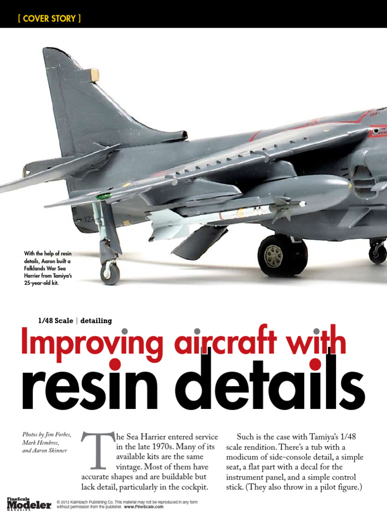 Improving Aircraft Whit Resin Details | PDF | Aircraft | Aviation