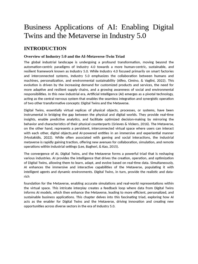 Business Applications of AI | PDF | Artificial Intelligence ...