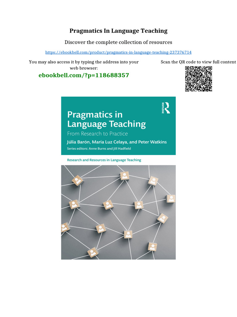 Pragmatics in Language Teaching available full chapters | PDF ...