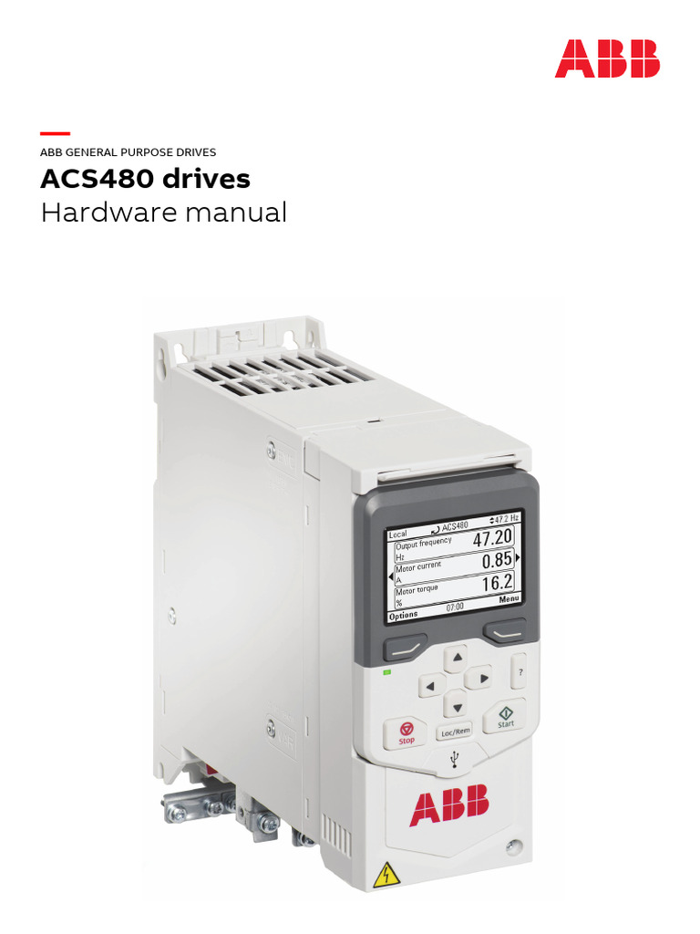 ACS480 Drives: Hardware Manual | PDF | Electrical Wiring | Electrical ...