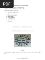 I FÓRUM REGIONAL DE DIREITOS HUMANOS