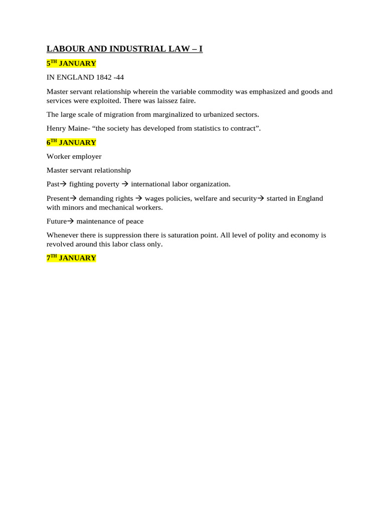 Labor and Industrial Law i Class | PDF | Employment | Labour Economics