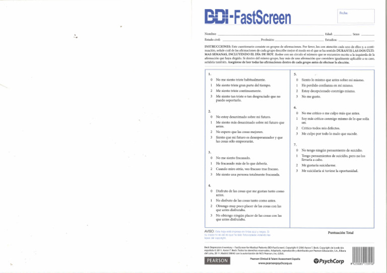 BDI | PDF